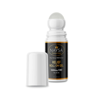 CBD Relief Roll On Gel by NAYSA - 1500mg - 3oz