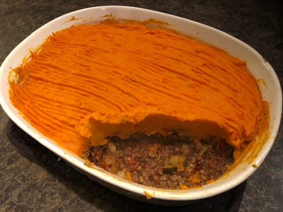 Beef and Sweet Potato Cottage Pie