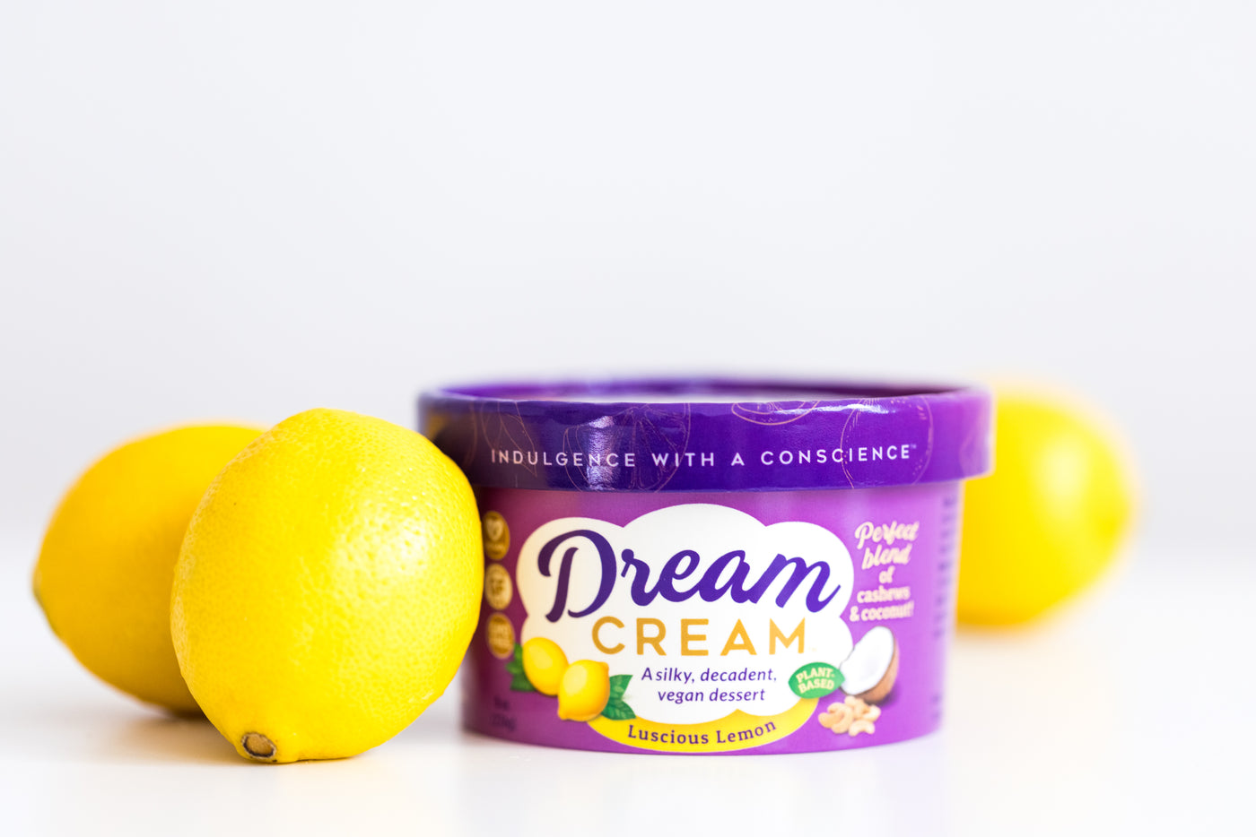 Dream Cream Luscious Lemon with lemons