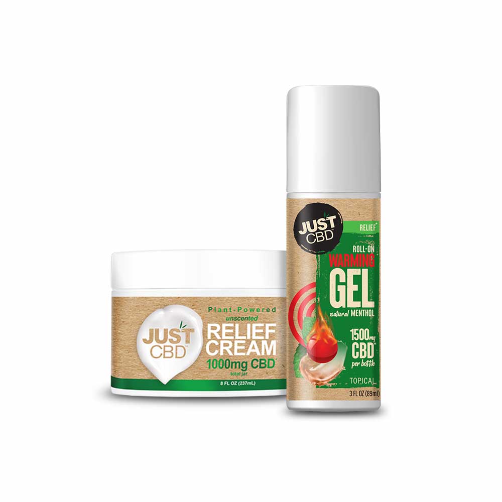 CBD Relief and Warming Gel Combo - Just CBD