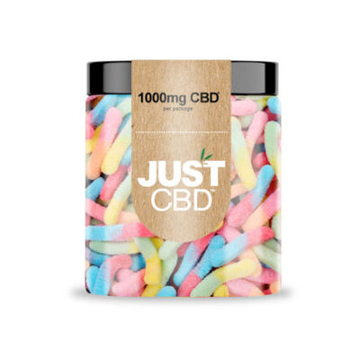 JustCBD Sour Worms 1,000mg