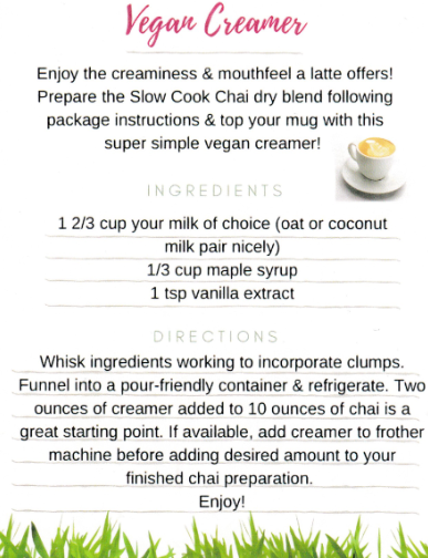 Mindfully Made Vegan Creamer Recipe