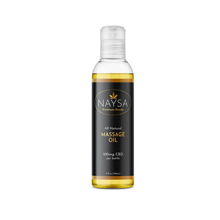 CBD Massage Oil - NAYSA - 100mg - 4 Fl Oz