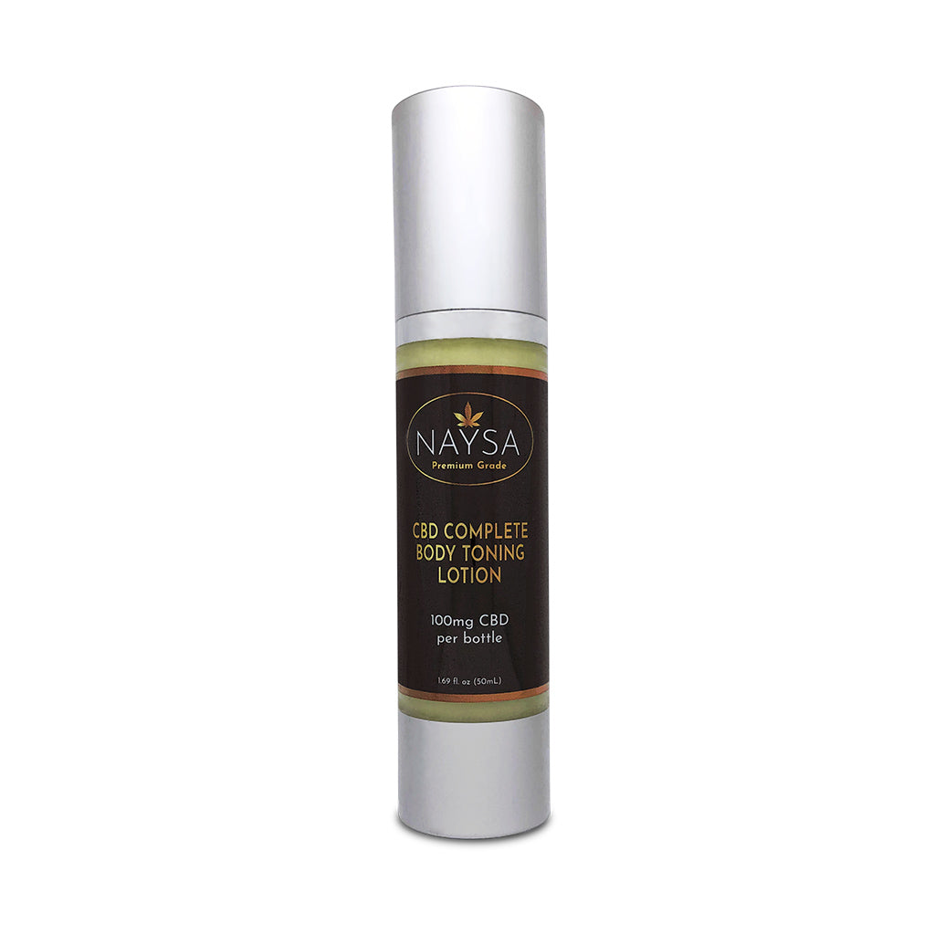 NAYSA CBD Complete Body Toning Lotion - 100mg - 1.69 Fl Oz