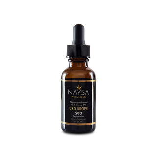 CBD Full Spectrum Tincture Drops - NAYSA - 500mg - Peppermint Flavor - 1oz