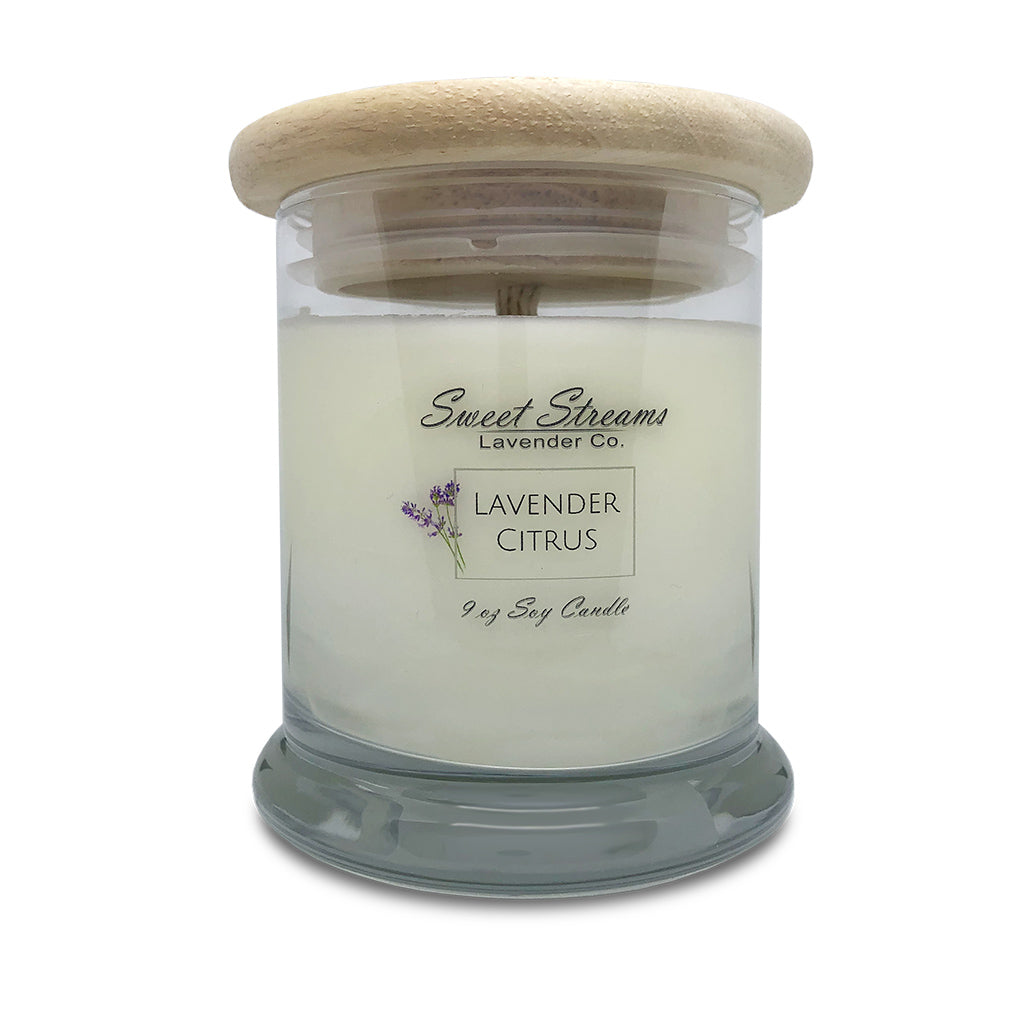 Sweet Streams Lavender Co. Lavender Citrus Glass Candle